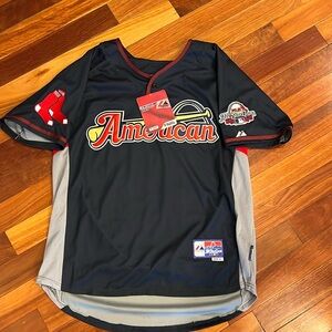 ⚾️ New 2009 All Star Game Jersey Boston Red Sox Pedroia Size 52
